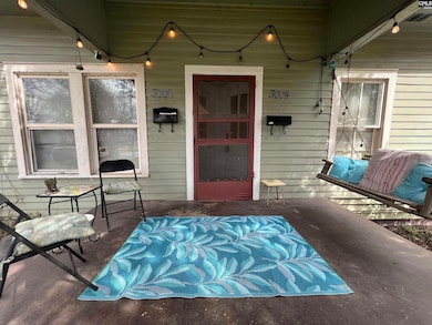 Cozy. Porch swing. Fun times have been had here.