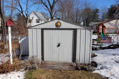 Shed is a great storage space.