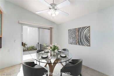 Dining area Virtually staged