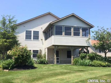 Exterior Back. This is single floor living with th