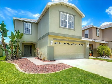 Two stories with extended 2 car garage