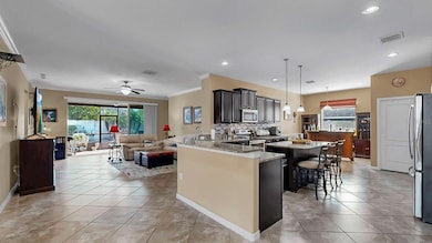 Kitchen and Living Room