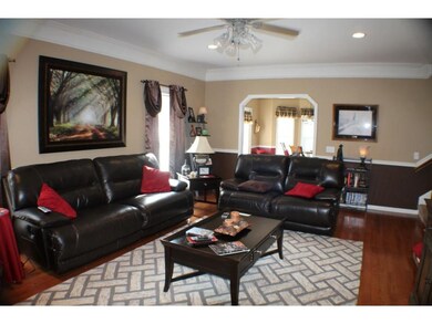 Spacious living room