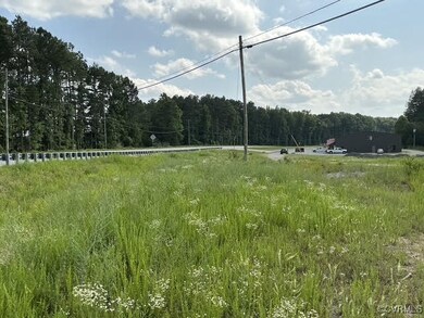 View of yard with a view of trees