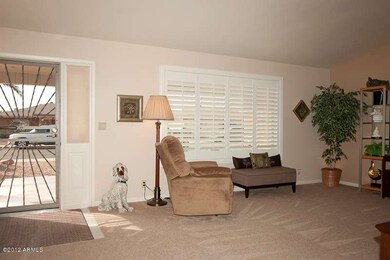 Front vautled living room.