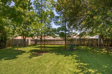 Privacy fencing in backyard