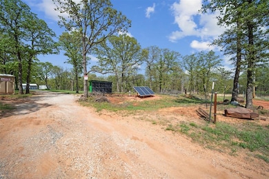 View of street featuring dirt driveway