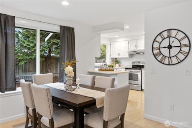 From the entry, welcome in to the kitchen and great room