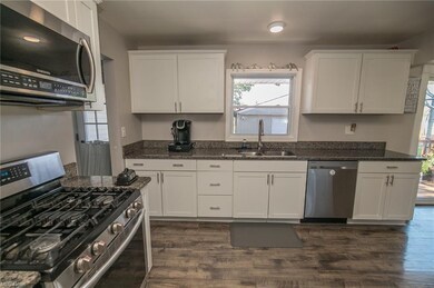 Plenty of cabinet space and storage.