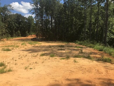 Looking back to driveway entrance from home site