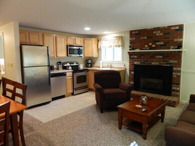 Open first floor living area with a...