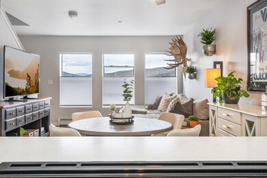 Dining area with baseboard heating