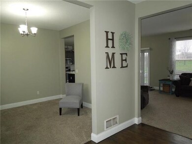 Another view from entry way to formal dining room 