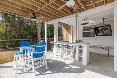 Ground floor covered patio