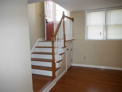 Entry. oak steps in the entry