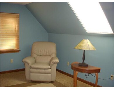 Bedroom. Skylighted second floor...