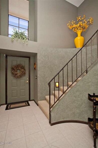 Elegant curved staircase