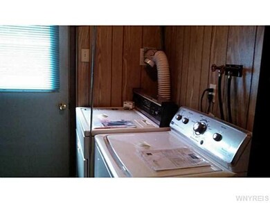 Laundry. Laundry in basement, with convenient door