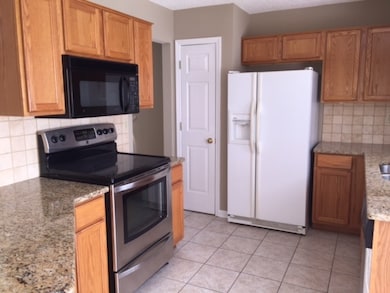 Granite countertops and beautiful stainless steel 