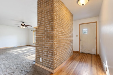 There are 2 stunning brick fireplaces in this home!