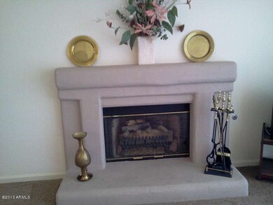 Natural gas fireplace