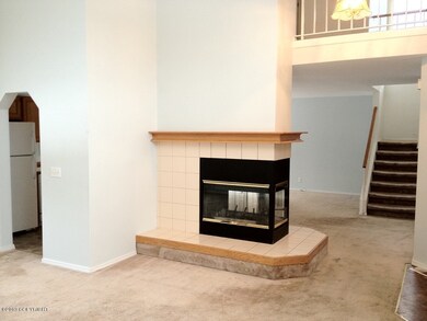 Fireplace on Living Room side