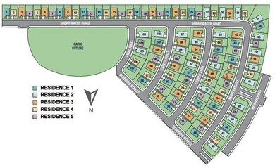 community map - home is Lot 77