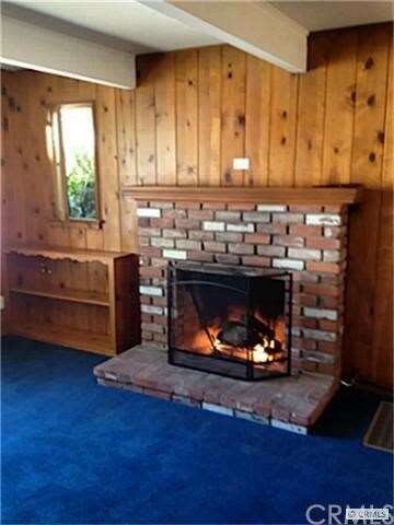 Wood burning fireplace with gas starter...