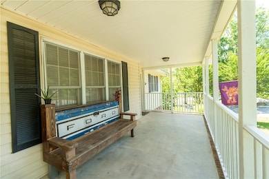 Large front porch