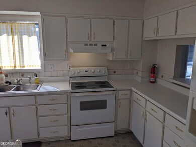 Kitchen view of stove