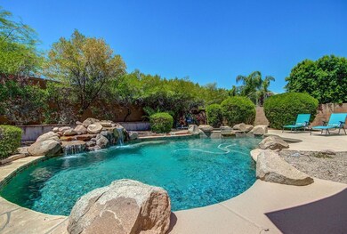 Pool with Waterfall