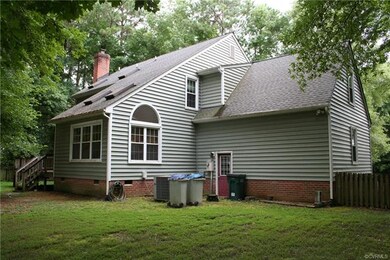 Rear Elevation showing 4 Glass Skylights