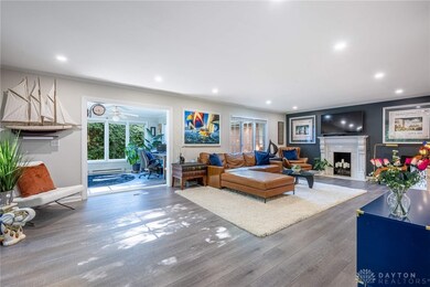 Living room view to office