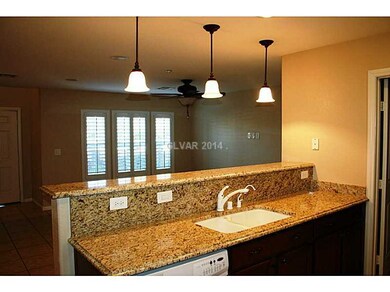 Kitchen. View from Kitchen showing Custom Granite
