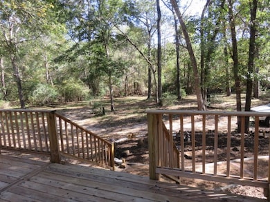 Front yard with circle driveway