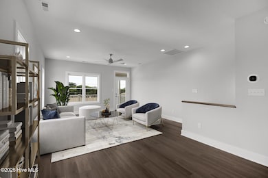 Living room with ocean views