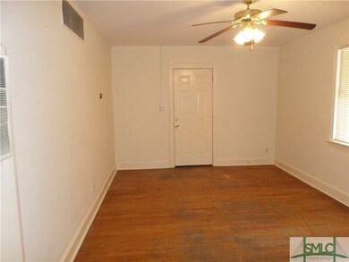 Living room front door entry