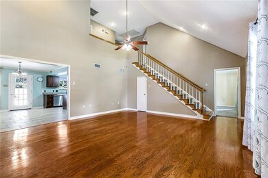 Kitchen is open to Den, perfect for entertaining!