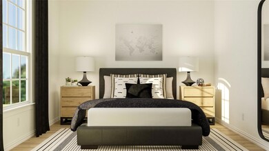 Bedroom featuring light hardwood / wood-style flooring