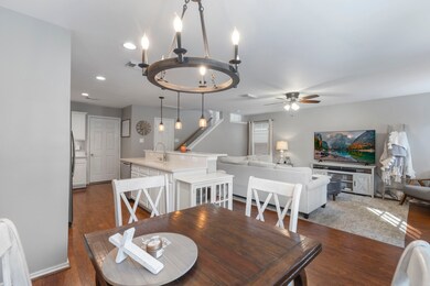 Enjoy a view of the open-concept first floor, desi