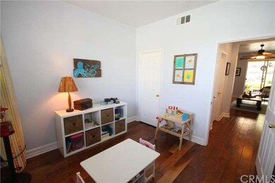 Downstairs bedroom or office with walk-in closet