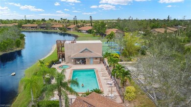 Birds eye view of community center with a water vi