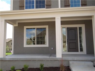 Covered front porch.
