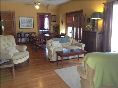 The living and dining area shows off the beautiful