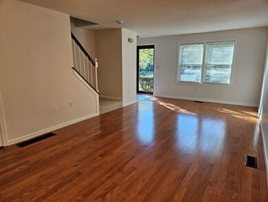 Living room with new hardwood floors Nashua