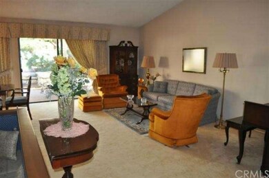 Nice open living room with vaulted ceilings and sl