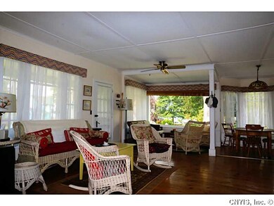 Living Room. An expansive living and dining area w