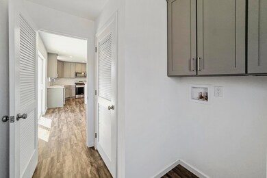 Laundry to dining/kitchen