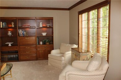 Living room with large window and a great view