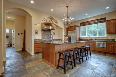 Island bar between kitchen & Great room